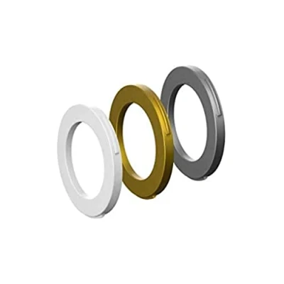 Image of Magura, Brake Caliper Covers Kit 4 Piston from Ma2015 (White, Gold, Silver) (Pack = 12 pieces), Cover for Calipers, Multicolor, U, Unisex Adult.