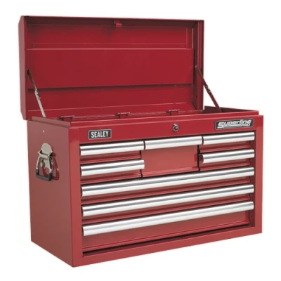 Image of Sealey Superline Pro Topchest 8 Drawer with Ball Bearing Slides Red