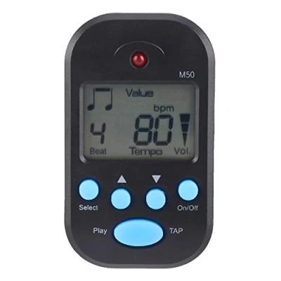 Image of Mini Metronome, LCD Digital M50 Metronome Electronic Beat Tempo for Guitar, Piano, Violin, Drum and Other Instruments