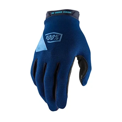 Image of 100 Percent Men&#039;s Ridecamp Glove Navy Md Special Occasion, Azul, Mediano