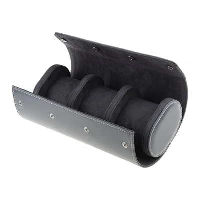 Image of TTTLLNN 3 Slots Watch Storage Box Portable Vintage Case Holder For Women Men Jewelry