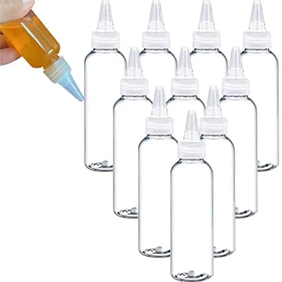 Image of 10pcs Small Squeeze Bottles Portable Bottle Plastic Condiment Empty Sauce