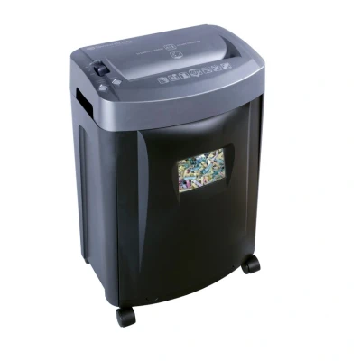 Image of Swordfish 1000XC 10 Sheet Cross Cut Paper/Document Shredder with 20 Litre Slide Out Bin [45009], Black