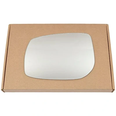 Image of Less4spares Wing Mirror Glass Left Compatible with Toyota Auris 2006 2012 STICK ON Passenger Near Side Convex