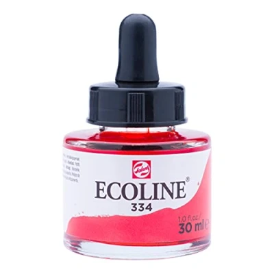 Image of Ecoline Liquid Watercolor 30ml Pipette Jar Scarlet (11253341)