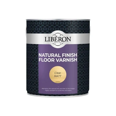 Image of Liberon Natural Finish Floor Varnish Clear Matt 2.5L