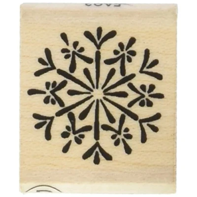 Image of Art Stamps Snowflake 1 Fun Stamp, Black