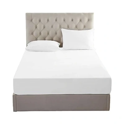 Image of British Home Bedding 100% Egyptian Cotton 200 Thread Count Fitted Bed Sheet (White, Single)