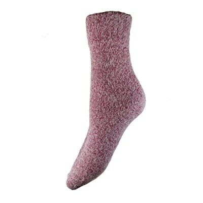 Image of JOYA Luxurious Wool Blend Socks UK 4 7 EU 36 40 Light Purple