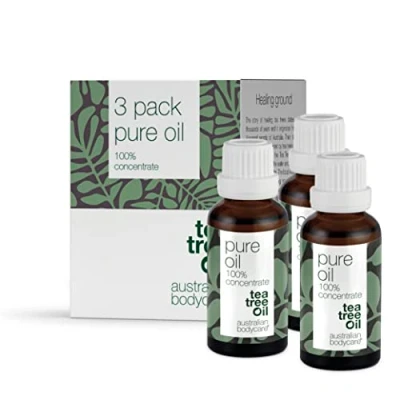 Image of Australian Bodycare 100% Pure Tea Tree Oil, 3 x 30 ml Our Oil is and of Pharmaceutical Grade