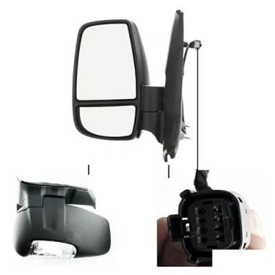 Image of Complete Wing Mirror Unit Fits Ford Transit 2014 to 2024, Electric Left Passenger Side