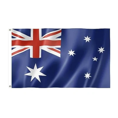 Image of SHATCHI 5ft x 3ft National Flags Events Pub BBQ Decorations for Rugby Cricket Football Sports 2023 World Cup Banner Fan Support Table Cover, Polyester, Australia