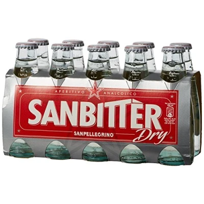 Image of Sanbittèr White Dry 10 x 100 ml. Sanpellegrino Aperitivo Sanbitter
