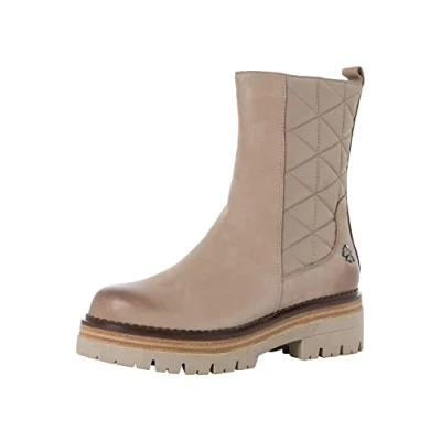 Image of Marco Tozzi Women&#039;s by Guido Maria Kretschmer 2 86402 29 Boot Fashion, Taupe, 7.5 UK