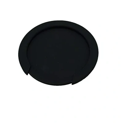 Image of 86mm Acoustic Guitar Sound Hole Cover Block Plug Screeching Halt Rubber (Black)…