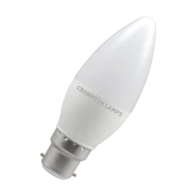 Image of Crompton LED Thermal Plastic Candle 5W 4000K Dimmable BC B22d