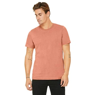 Image of Bella+Canvas Unisex Jersey Crew Neck T Shirt Poppy M