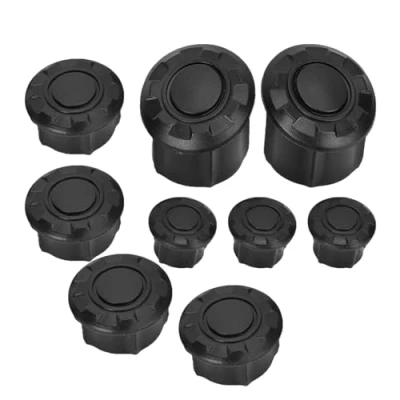 Image of Aramox 9Pcs Motorcycle Frame Tube Hole Cover Caps Plug Kit Decor For R1200GS LC Adventure 14 18