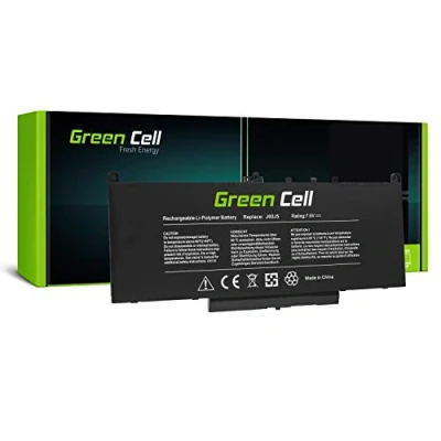 Image of Green Cell Laptop Battery Dell J60J5 J6OJ5 01W2Y2 0242WD 0MC34Y for Latitude E7270 E7470