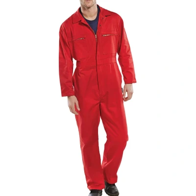 Image of Super Click Heavy Weight Boilersuit Red 50