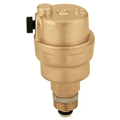 Image of Caleffi Ventilation Valve 3/8 Inch DN10 Automatic Quick Bleeder System Air Separator Heating Robocal