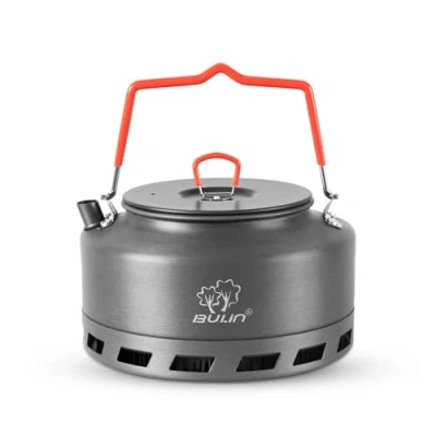 Image of Tentock Camping Kettle with Foldable Handle Fast Heating Gas Teapot Outdoor Compact Lightweight Aluminium Kettles 1L / 1.6L(1L)
