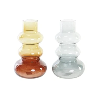 Image of DKD Home Decor Vase, Gris, Estándar