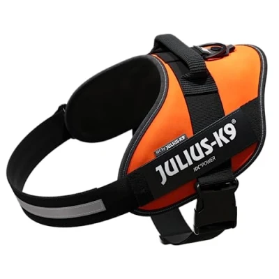 Image of Julius K9, 16IDC FOR 2, IDC Powerharness, dog harness, Size: XL/2, UV Orange