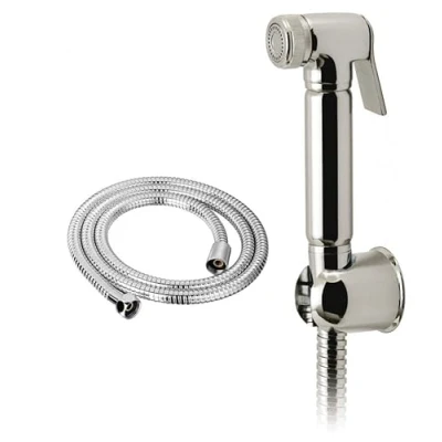 Image of Shattaf Douche Shower Head Toilet Bidet Brass Chrome Sprayer + Hose Bracket