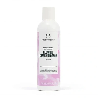Image of The Body Shop Glowing Cherry Blossom Shower Gel, Vegan and Certified Product, 92% Natural Ingredients, Floral Fragrance, Recycled Plastic Bottle, 250 ml