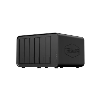 Image of TERRAMASTER F6 424 NAS Storage 6Bay N95 Quad Core CPU, 8GB DDR5 RAM, Dual 2.5GbE Ports, Network Attached with High Performance (Diskless)