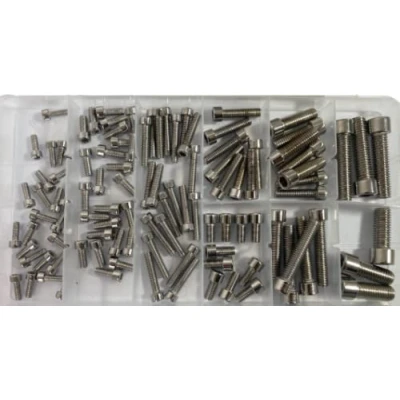 Image of Toolzone 106 Piece 201 Stainless Steel Hex Cap Bolts