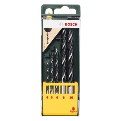 Image of Bosch 2607019440 Wood Drill Bit Set (5 Piece)