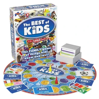 Image of Drumond Park LOGO Best of Kids Board Game, Game for Kids, Family Children, Games Adults and Suitable From 7 Years+ Multicoloured,T73291