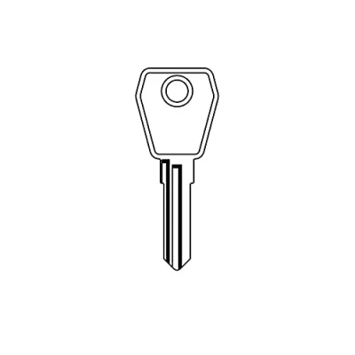 Image of Silca LF45R Cylinder Key to Suit L&amp;F