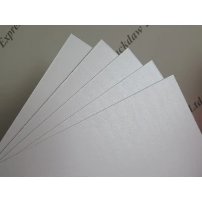 Image of Ultra Thick White Pearlescent Card 2 Sided 700gsm Choose A5 or A6 Cardmaking (A5 x 10 Sheets AM791)