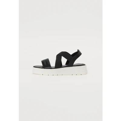 Image of MARCO TOZZI Women&#039;s Sandale 2 28707 44, Black, 6 UK