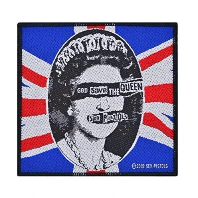 Image of RZ Sex Pistols God Save The Queen Iron on Cloth Patch 100mm x 95mm