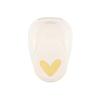 Image of Vaessen Creative Craft Paper Punch Heart 1,8 x 2,2 cm Circle Cutter for Crafting and Card Making