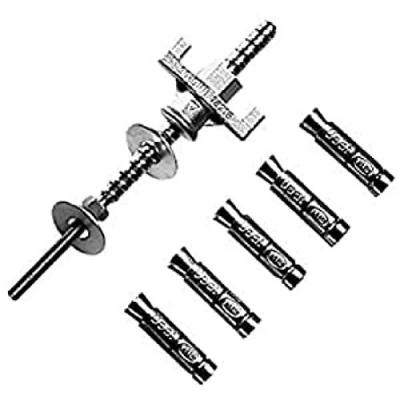 Image of Bosch 2608002000 Fixing Set for Concrete, 0 V, Silver, 16 mm