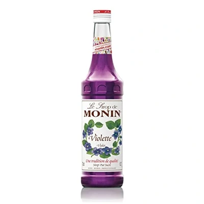 Image of MONIN Premium Violet Syrup 700ml for Cocktails and Mocktails. Vegan Friendly, Allergen Free, 100% Natural Flavours