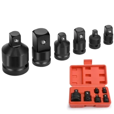 Image of Socket Set Adapter Impact Adaptor Set, Wrench Adapters, 6 Pcs Reducer for Converter 1/4&quot; 3/8&quot; 1/2&quot; 3/4&quot;