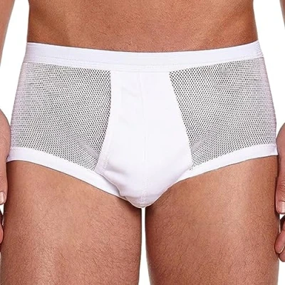 Image of Eminence Men&#039;s Les Classiques Boxer Brief, White (Blanc), 40 UK (Manufacturer Size: XL)