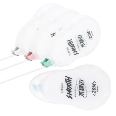Image of M&amp;G 4 Pack 66 Ft White Out Tape, Correction Tape Tear Resistant Whiteout Easy to Use Instant Bulk Cute Transparent Dispenser for Classroom Office Home,