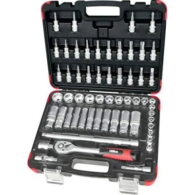 Image of Hilka 02385802 58pce 3/8 inch Drive Socket Set