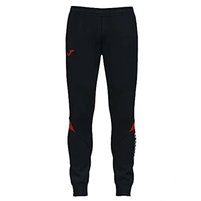 Image of Joma Men&#039;s Long Pants 6XS 3XL Championship VI Black Red