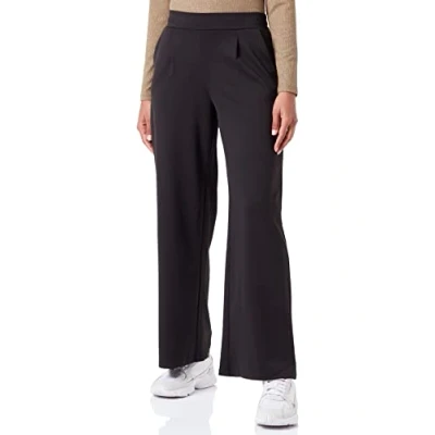 Image of ICHI WIDE Trousers, Women&#039;s, Size: Medium, Black