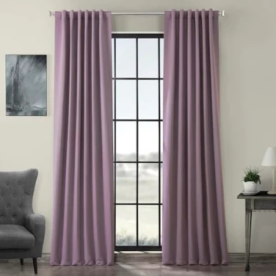 Image of HPD Half Price Drapes Curtain For Room Darkening 50 X 108 (1 Panel), BOCH 201609 108, Purple Rain
