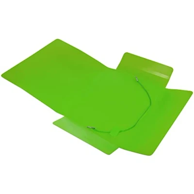 Image of Beautone Folder Rubber Flaps 34973 Polypropylene DIN A5 Green