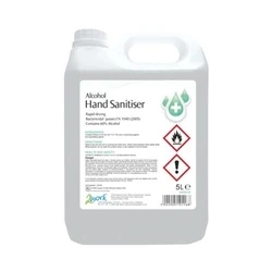 Image of 2Work Alcohol Hand Sanitiser 5L (Pack of 2) 2W10116